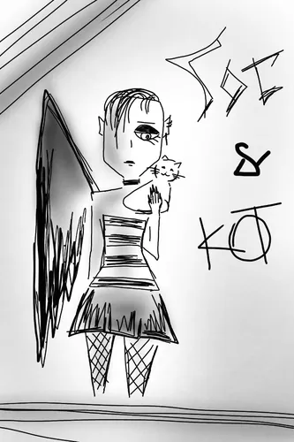 The Goth and The Cat
